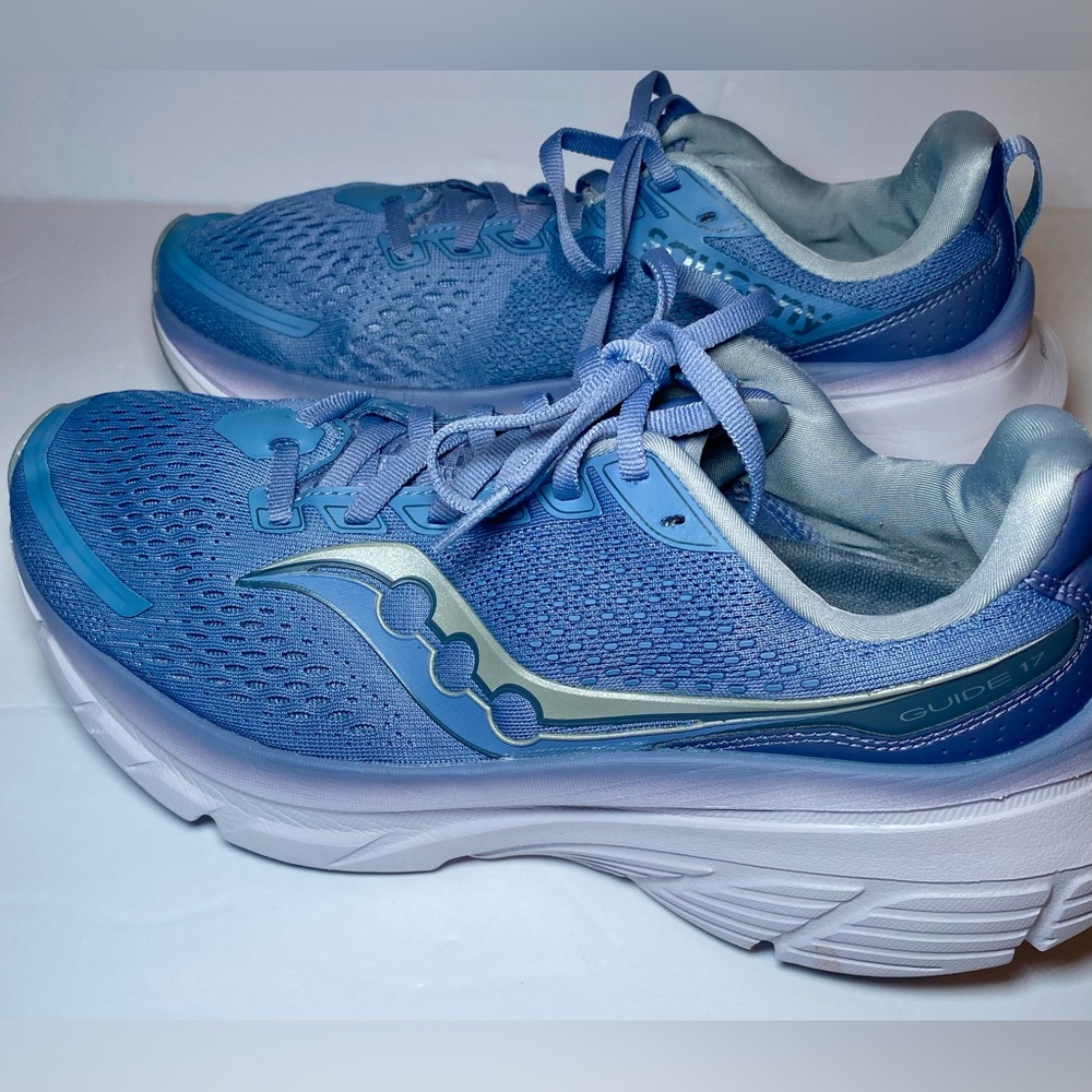 Saucony Guide 17 Women’s Running Shoes Size 10 – Iris / Violet‎ – S10936-111